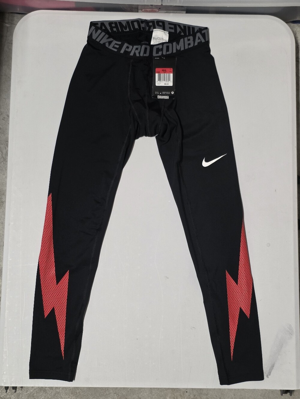 NIKE COMPRESSION RUNNING TIGHTS SZ L **RARE**